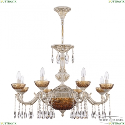 Люстра AL78101P/8/250 A WMG P Amber/M-1F ★ Bohemia Ivele Crystal — купить в интернет магазине «ЛЮСТРАВИК»☀
