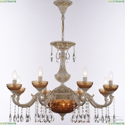 Люстра AL78101P/8/250 A WMG P Amber/M-1F ★ Bohemia Ivele Crystal — купить в интернет магазине «ЛЮСТРАВИК»☀