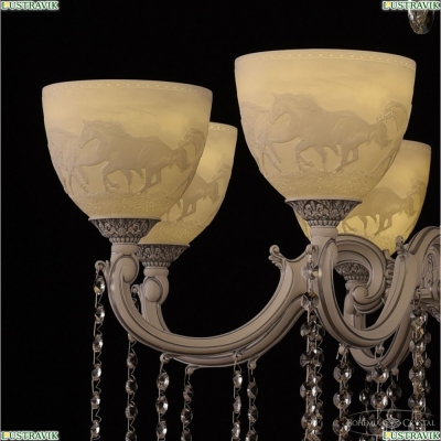 Люстра AL78101/8/250 A WMN P1 U Horse ★ Bohemia Ivele Crystal — купить в интернет магазине «ЛЮСТРАВИК»☀