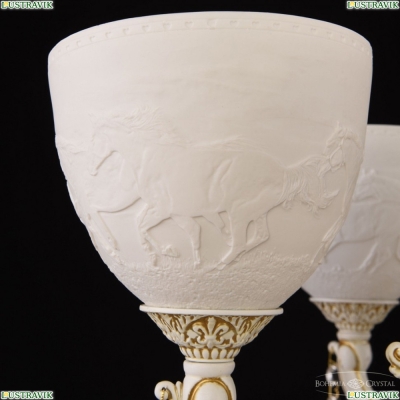 Люстра AL78101/6/175 B WMG P1 U Horse ★ Bohemia Ivele Crystal — купить в интернет магазине «ЛЮСТРАВИК»☀