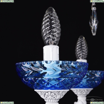 Люстра AL78101/16+8+8/300/3d B WMN P Aquamarine/M-1F ★ Bohemia Ivele Crystal — купить в интернет магазине «ЛЮСТРАВИК»☀