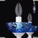 Люстра AL78101/16+8+8/300/3d B WMN P Aquamarine/M-1F ★ Bohemia Ivele Crystal — купить в интернет магазине «ЛЮСТРАВИК»☀