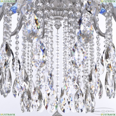 Люстра AL78101/16+8+8/300/3d B WMN P Aquamarine/M-1F ★ Bohemia Ivele Crystal — купить в интернет магазине «ЛЮСТРАВИК»☀