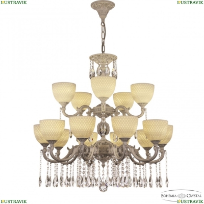 Люстра AL78101/10+5/250/2D A WMN P1 U Wave ★ Bohemia Ivele Crystal — купить в интернет магазине «ЛЮСТРАВИК»☀