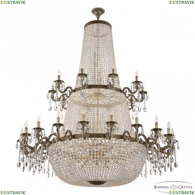 Люстра AL2111H201/20+10/160OL/2D AGB ★ Bohemia Ivele Crystal — купить в интернет магазине «ЛЮСТРАВИК»☀