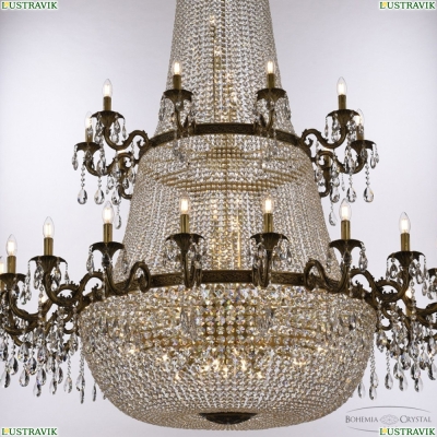 Люстра AL2111H201/20+10/160OL/2D AGB ★ Bohemia Ivele Crystal — купить в интернет магазине «ЛЮСТРАВИК»☀