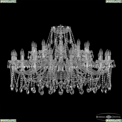 Люстра 1413/20+10/400 Ni ★ Bohemia Ivele Crystal — купить в интернет магазине «ЛЮСТРАВИК»☀