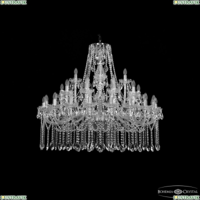 Люстра 1413/20+10+5/400 Ni ★ Bohemia Ivele Crystal — купить в интернет магазине «ЛЮСТРАВИК»☀