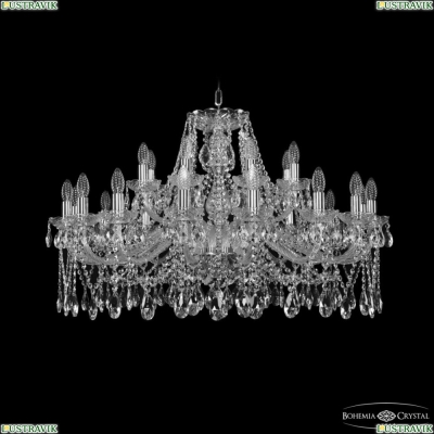 Люстра 1413/16+8/360 Ni ★ Bohemia Ivele Crystal — купить в интернет магазине «ЛЮСТРАВИК»☀
