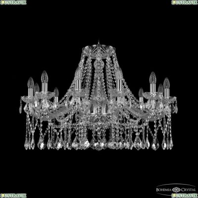 Люстра 1413/12/300 Ni Leafs ★ Bohemia Ivele Crystal — купить в интернет магазине «ЛЮСТРАВИК»☀