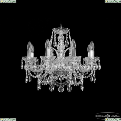 Люстра 1411/8/195 Ni ★ Bohemia Ivele Crystal — купить в интернет магазине «ЛЮСТРАВИК»☀