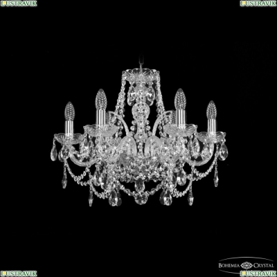 Люстра 1411/6/195 Ni ★ Bohemia Ivele Crystal — купить в интернет магазине «ЛЮСТРАВИК»☀