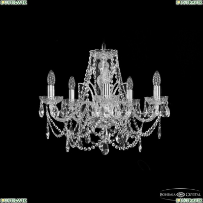 Люстра 1411/5/195 Ni ★ Bohemia Ivele Crystal — купить в интернет магазине «ЛЮСТРАВИК»☀