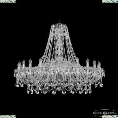Люстра 1411/24/460 Ni ★ Bohemia Ivele Crystal — купить в интернет магазине «ЛЮСТРАВИК»☀