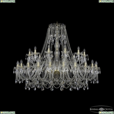 Люстра 1411/24+12/530 G ★ Bohemia Ivele Crystal — купить в интернет магазине «ЛЮСТРАВИК»☀