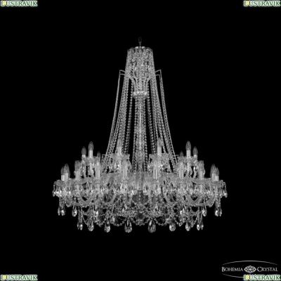 Люстра 1411/20+10/400/XL-130 Ni ★ Bohemia Ivele Crystal — купить в интернет магазине «ЛЮСТРАВИК»☀