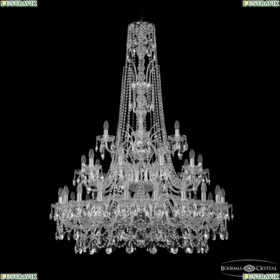 Люстра 1411/20+10+5/400/XL-155/3d Ni ★ Bohemia Ivele Crystal — купить в интернет магазине «ЛЮСТРАВИК»☀