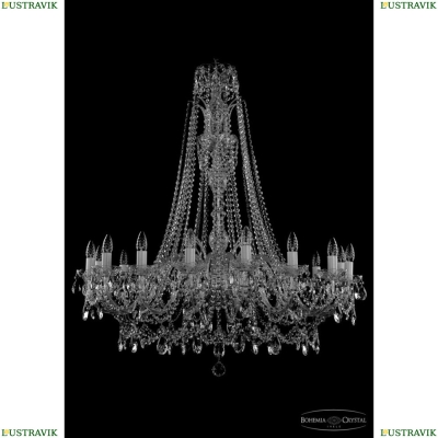 Люстра 1411/16/400/Xl-115 Ni ★ Bohemia Ivele Crystal — купить в интернет магазине «ЛЮСТРАВИК»☀