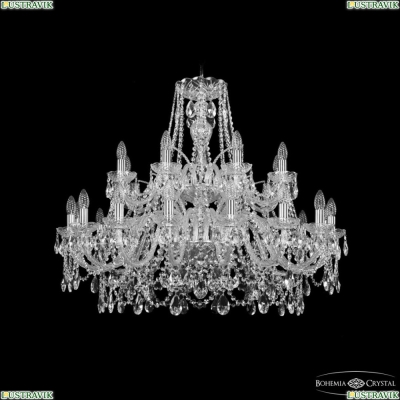Люстра 1411/16+8/360/2d Ni ★ Bohemia Ivele Crystal — купить в интернет магазине «ЛЮСТРАВИК»☀