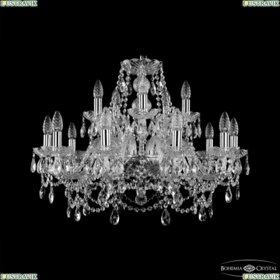 Люстра 1411/10+5/240 Ni ★ Bohemia Ivele Crystal — купить в интернет магазине «ЛЮСТРАВИК»☀