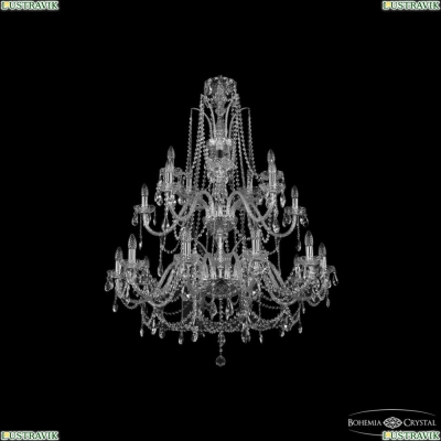 Люстра 1411/10+5+5/360/2d Ni ★ Bohemia Ivele Crystal — купить в интернет магазине «ЛЮСТРАВИК»☀