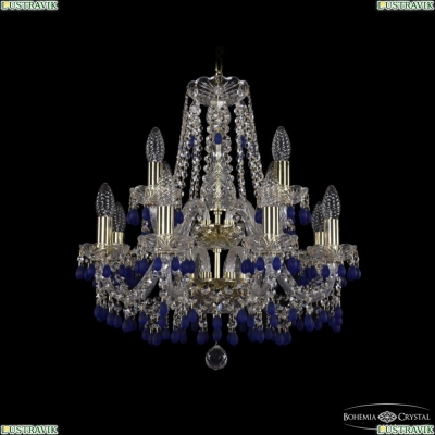 Люстра 1410/8+4/160/2d G V3001 ★ Bohemia Ivele Crystal — купить в интернет магазине «ЛЮСТРАВИК»☀