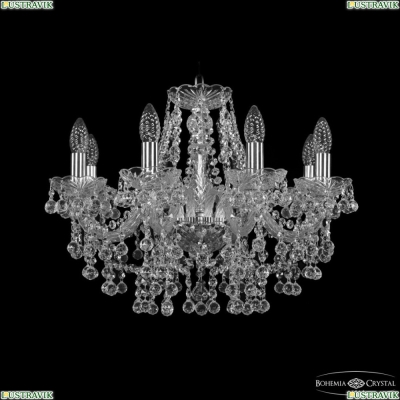 Люстра 1409/8/195 Ni ★ Bohemia Ivele Crystal — купить в интернет магазине «ЛЮСТРАВИК»☀
