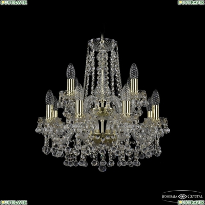Люстра 1409/8+4/160/2d G ★ Bohemia Ivele Crystal — купить в интернет магазине «ЛЮСТРАВИК»☀