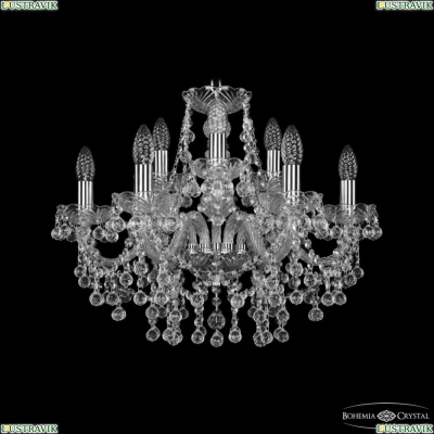 Люстра 1409/6+3/195 Ni ★ Bohemia Ivele Crystal — купить в интернет магазине «ЛЮСТРАВИК»☀