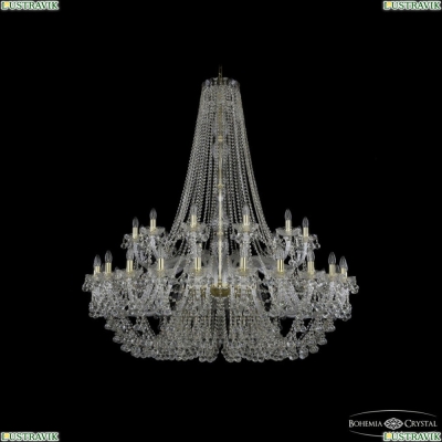 Люстра 1409/24+12/530/h-160 G ★ Bohemia Ivele Crystal — купить в интернет магазине «ЛЮСТРАВИК»☀