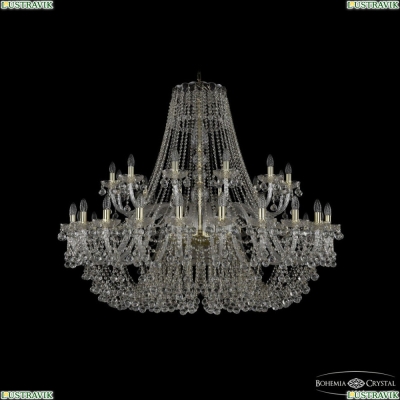 Люстра 1409/24+12/530 G ★ Bohemia Ivele Crystal — купить в интернет магазине «ЛЮСТРАВИК»☀