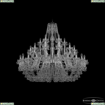 Люстра 1409/24+12+6/530 Ni ★ Bohemia Ivele Crystal — купить в интернет магазине «ЛЮСТРАВИК»☀