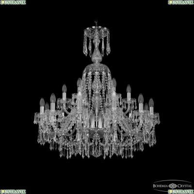 Люстра 1403/12+6/300/XL-95 Ni ★ Bohemia Ivele Crystal — купить в интернет магазине «ЛЮСТРАВИК»☀