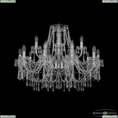 Люстра 1403/10+5/300 Ni ★ Bohemia Ivele Crystal — купить в интернет магазине «ЛЮСТРАВИК»☀