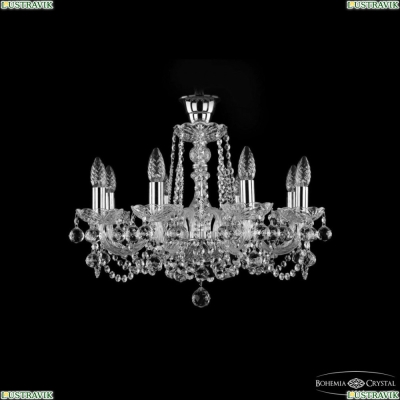 Люстра 1402/8/195 Ni Balls Tube ★ Bohemia Ivele Crystal — купить в интернет магазине «ЛЮСТРАВИК»☀