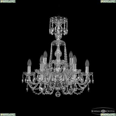 Люстра 1402/6+3/195/XL-64 Ni ★ Bohemia Ivele Crystal — купить в интернет магазине «ЛЮСТРАВИК»☀