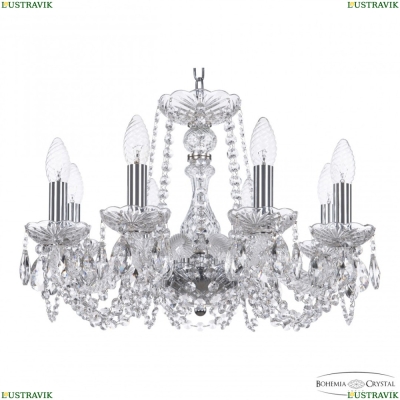 Люстра 119/8/165 Ni ★ Bohemia Ivele Crystal — купить в интернет магазине «ЛЮСТРАВИК»☀