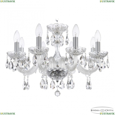 Люстра 117/8/195 Ni ★ Bohemia Ivele Crystal — купить в интернет магазине «ЛЮСТРАВИК»☀