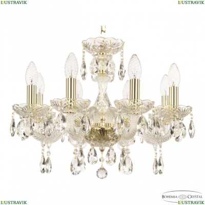 Люстра 117/8/165 G ★ Bohemia Ivele Crystal — купить в интернет магазине «ЛЮСТРАВИК»☀