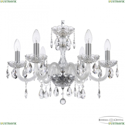 Люстра 117/6/195 Ni ★ Bohemia Ivele Crystal — купить в интернет магазине «ЛЮСТРАВИК»☀