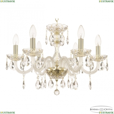 Люстра 117/6/195 G ★ Bohemia Ivele Crystal — купить в интернет магазине «ЛЮСТРАВИК»☀