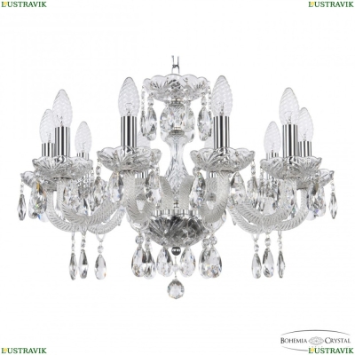 Люстра 117/10/195 Ni ★ Bohemia Ivele Crystal — купить в интернет магазине «ЛЮСТРАВИК»☀