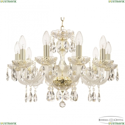 Люстра 117/10/195 G ★ Bohemia Ivele Crystal — купить в интернет магазине «ЛЮСТРАВИК»☀