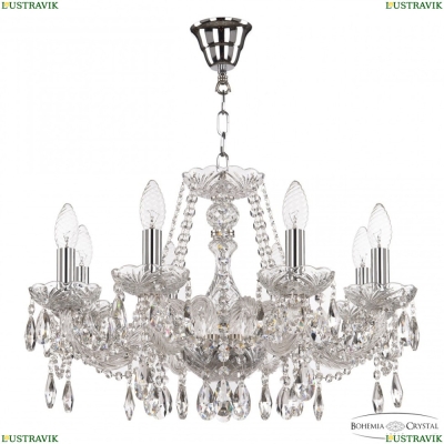 Люстра 116/8/195 Ni ★ Bohemia Ivele Crystal — купить в интернет магазине «ЛЮСТРАВИК»☀