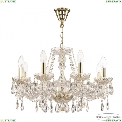Люстра 116/8/195 G ★ Bohemia Ivele Crystal — купить в интернет магазине «ЛЮСТРАВИК»☀