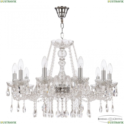 Люстра 116/10/240 Ni ★ Bohemia Ivele Crystal — купить в интернет магазине «ЛЮСТРАВИК»☀