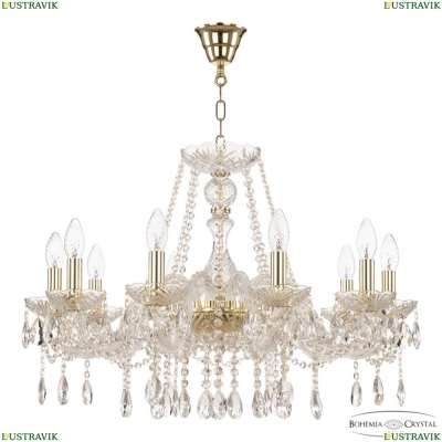 Люстра 116/10/240 G ★ Bohemia Ivele Crystal — купить в интернет магазине «ЛЮСТРАВИК»☀