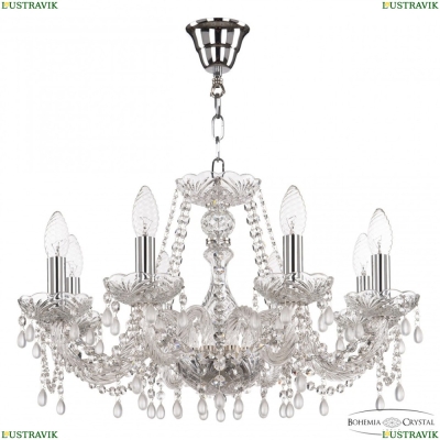 Люстра 112/8/195 Ni V0300 ★ Bohemia Ivele Crystal — купить в интернет магазине «ЛЮСТРАВИК»☀