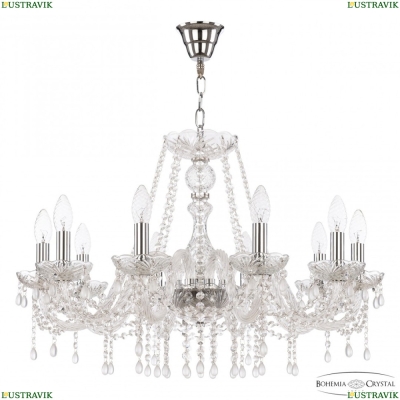 Люстра 112/10/240 Ni V0300 ★ Bohemia Ivele Crystal — купить в интернет магазине «ЛЮСТРАВИК»☀