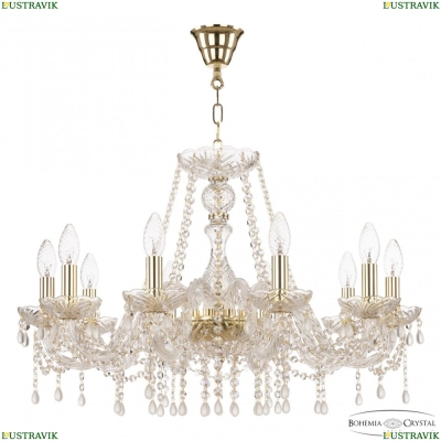 Люстра 112/10/240 G V0300 ★ Bohemia Ivele Crystal — купить в интернет магазине «ЛЮСТРАВИК»☀
